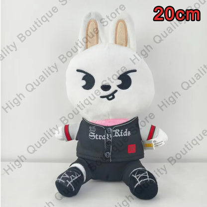 8pcs Skzoo Plush 25cm Kpop Cartoon Stuffed Animal Plushies Stray Kids Plush Doll Toys Kawaii JYP Adults KZ Fans Keychain  Gift