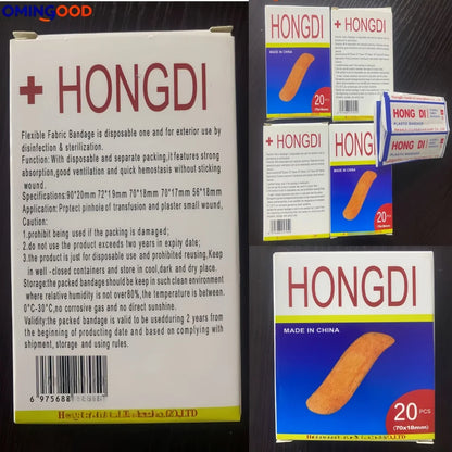 100Pcs Waterproof Cartoon Band-Aids Adhesive Hemostasis Bandages for First Aid Emergency Medical Dressing Sticking Plaster