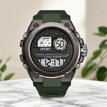 Trendy men's multifunctional sports student electronic watch is the best choice for gift giving