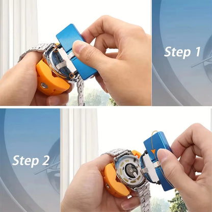 3 in 1 Watch Back Remover Tool Set Adjustable Watch Case Opener Repair Holder for DIY Watch Maintenance And Battery Replacement