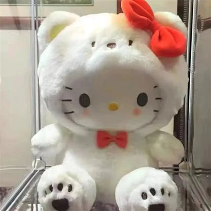 Sanrio Plush Cute Cinnamoroll hello kitty Kuromi My Melody Plush Toys Doll Pillow Anime Cartoon Kids Gifts Room Decoration Dolls