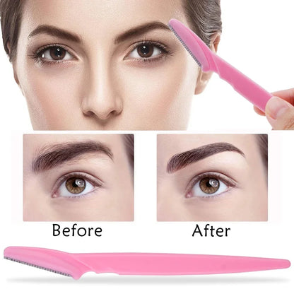 3pcs Eyebrow Trimmer Makeup Tools Safe Eye Brow Razor Face Body Hair Removal Shaver Blades Woman Eyelash Eyebrows Shaping Knife