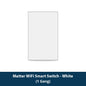 Zemismart Matter WiFi 1 2 3 4 6 Gangs Smart Wall Light Switch Neutral Required with Big Button SmartThings App Homekit Control