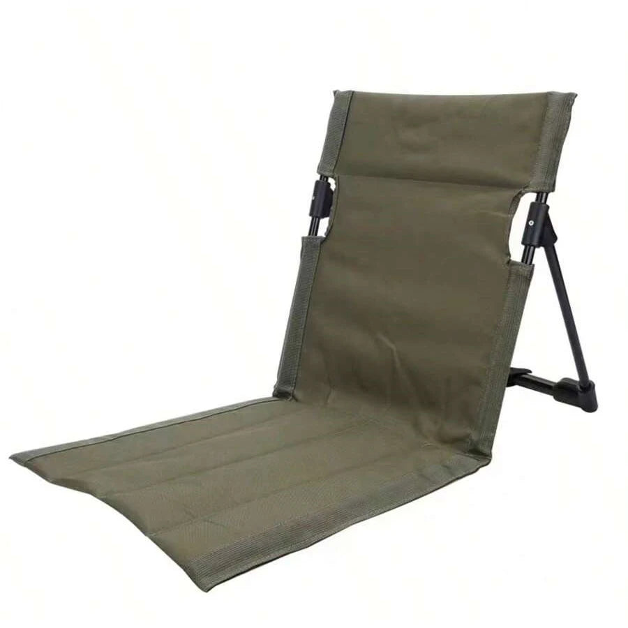 Portable Foldable Camping Chair Oxford Cloth Outdoor Lazy Backrest Chair for Picnic Garden Park Travel
