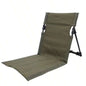 Portable Foldable Camping Chair Oxford Cloth Outdoor Lazy Backrest Chair for Picnic Garden Park Travel