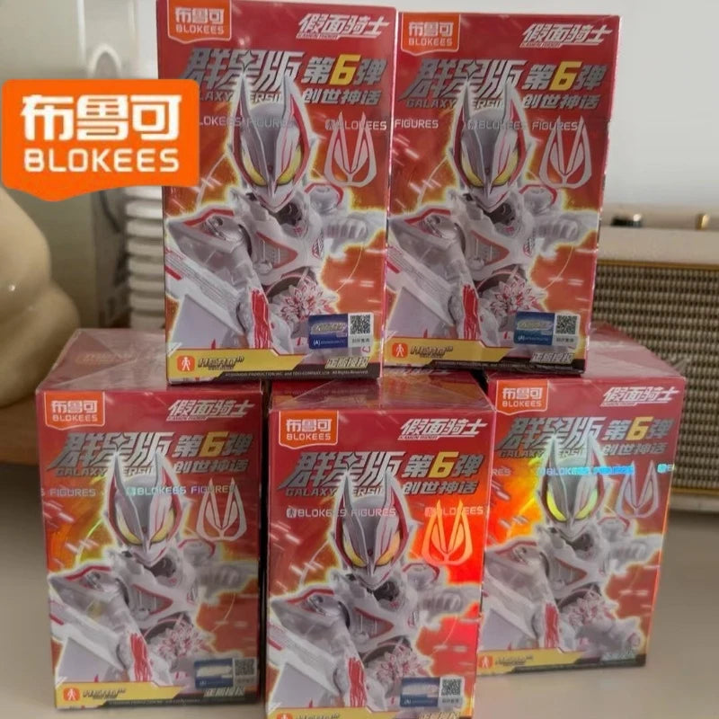 BLOKEES Genuine Kamen Rider Stars Edition 6th Figure Toy Anime Creative Joints Movable Assembly Action Figures Model Toy Gift