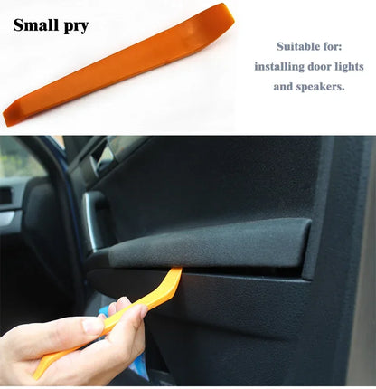 Auto Interior Trim Removal Tool Set Plastic Pry Bar Door Panel Interior Clip Rocker Crowbar for Car Audio Disassembly