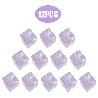 3/4.5/5.5CM Ice Cube Squishy Toy Stress Relieving Soft Touch Slow Rebound Stretch Squeeze Snowflake Ice Cube Xmas Gift for Adult