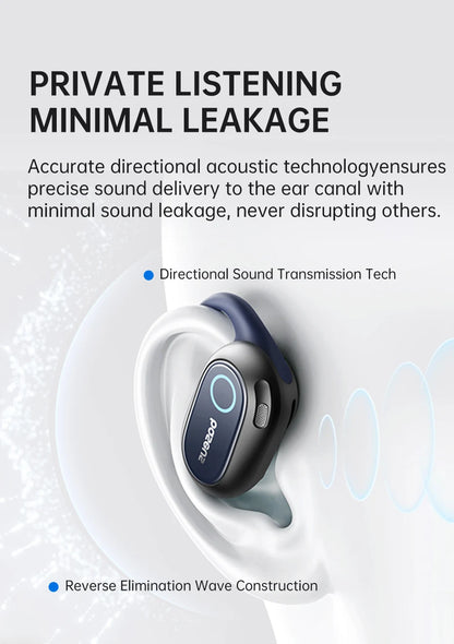 Baseus Bowie MF1/Eli 15i Fit Open-Ear Sport Wireless Earphones Bluetooth 5.4 EarHooks Big Bass Sport Earbuds 60Hrs Playtime