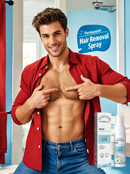 Permanent Hair Removal Spray  Dissolves Hair Instantly Sprays On Effortlessly Gentle on Skin  Pain-Free Long-Lasting Results