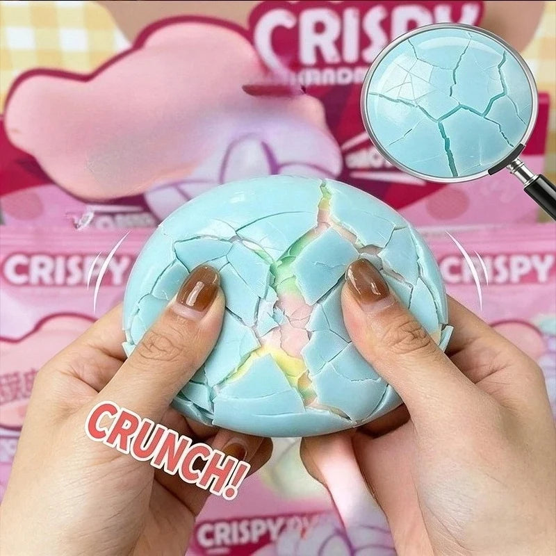 Squishy Stress Balls Slow Rebound Wax Skin Squeeze Toy for Kids Adult Quiet Sensory Fidget Toy Soothing Relieving Stress크런치 말랑이