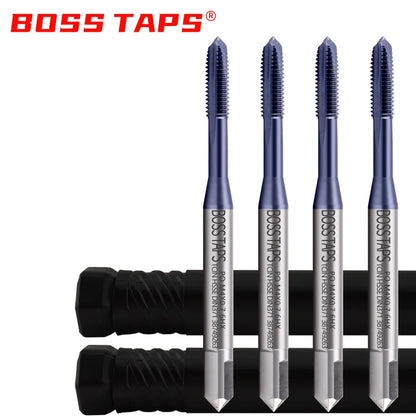 BOSS TAPS HSSE M35 M42 DIN 371 376 Standard Spiral Fluted Tap Pointed Roll Forming M2.5 M3 M4 M5 M6 M8 Machine Screw Thread Taps