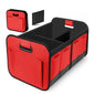 Collapsible Car Trunk Storage Box, 600D Oxford Fabric SUV Organizer with Reinforced Handles & Multiple Compartments for Vehicle