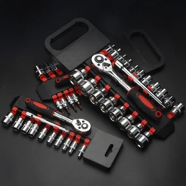 Portable 12PCS Bike Repair Tool Kit Multifunction Socket Wrench Set for Motorcycle Auto Boat Hardware Repair