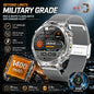 New 1400mAh Big Battery Smart Watch Men Outdoor GPS Flashlight IP68 Waterproof Bluetooth Call AMOLED Military Sports Smartwatch