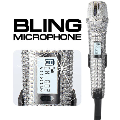 Diamond Microphone Customized for Singers G-MARK SKM9000 Wireless Karaoke Mic Adjustable Frequency Party Show Teaching Wedding