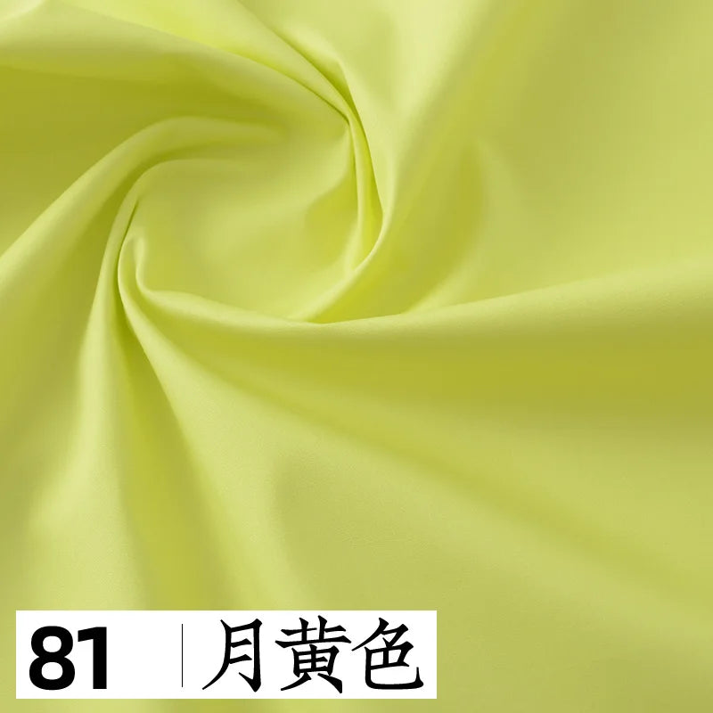 145x50cm Solid Color Pure Cotton Poplin Clothing Fabric DIY Handmade Clothes for Girls, Plain Color Antique Skirt Cotton Cloth