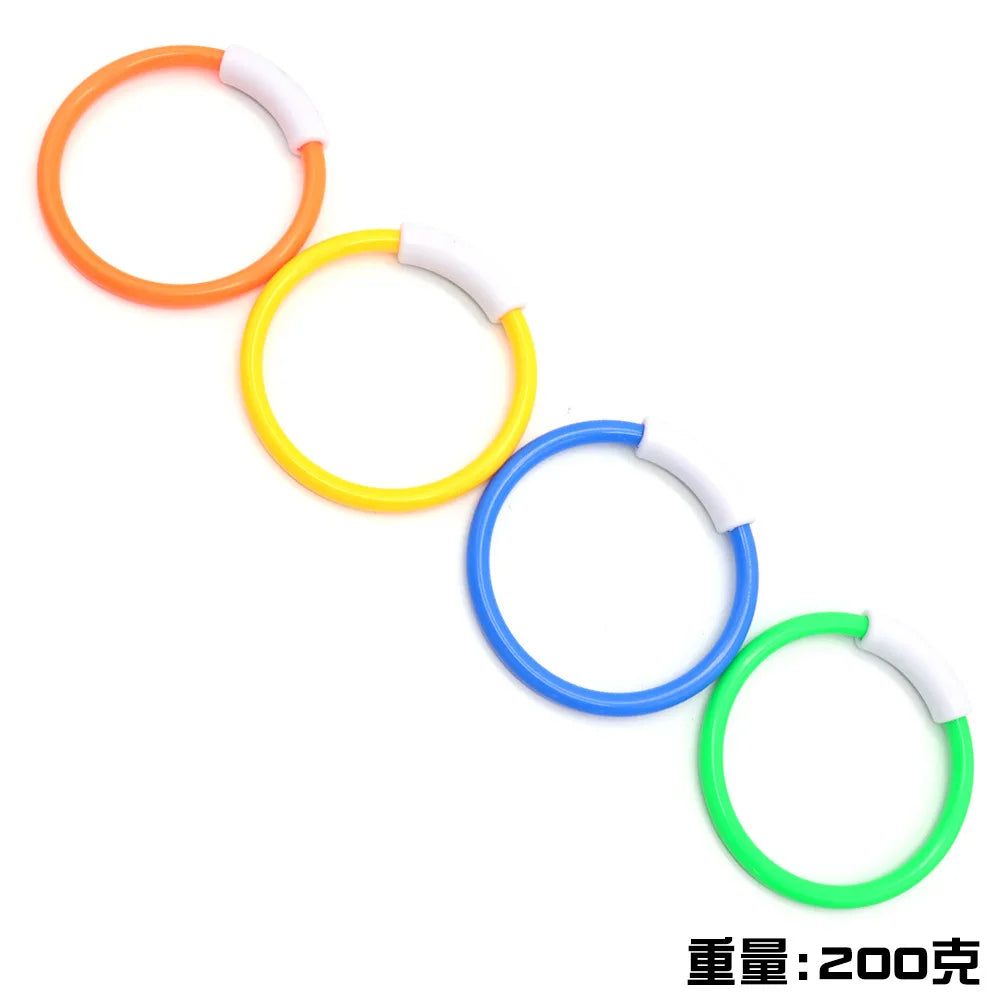 Swimming Diving Toys Set for Kids Children's Pool Treasure Hunt Games Diving Torpedo Water Ring Diamond Water Suit Toys Gift