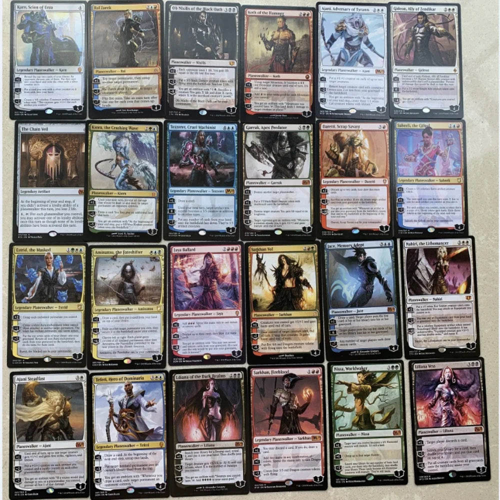 108 Pcs Black Core Cards P9 Dual Land Fetch Land Shock Lands  Proxy Cards