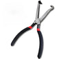 8" 60-Degree Electrical Disconnect Pliers For Automotive Connectors & Sensors - Angled Wire Plug Removal Tool