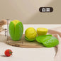 Montessori Simulation Chechele Ingredients Vegetables Fruits Dessert Bread Educational Toy Play House Decompress Educational Toy