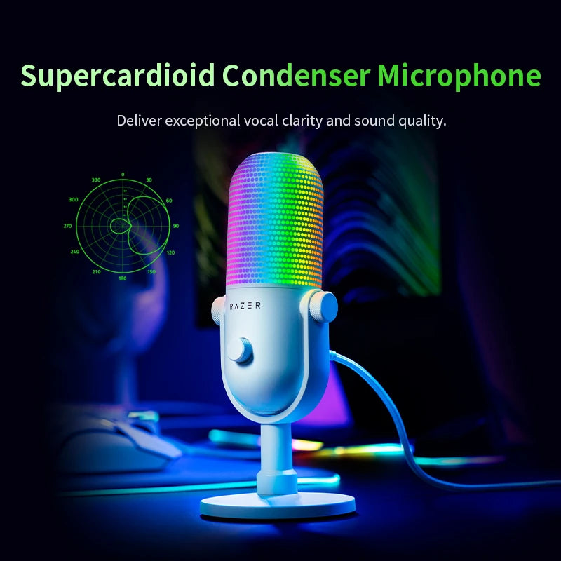 Razer Seiren V3 Chroma RGB Gaming Streaming Microphone