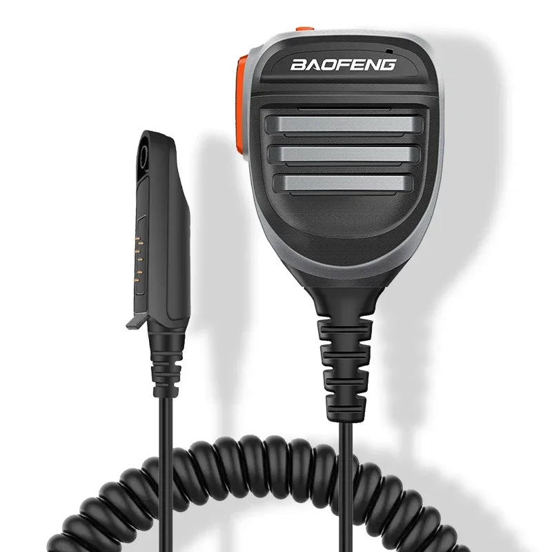 Baofeng Microphone UV-68 Pro Max V2 Walkie Talkie Waterproof PTT Speaker Mic for UV-9R Pro UV S22 UV-98 BF 9700 GT 3WP Ham Radio