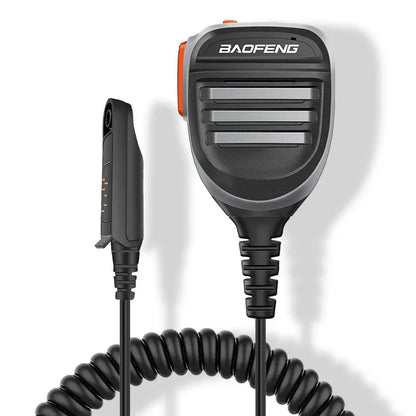 Baofeng Microphone UV-68 Pro Max V2 Walkie Talkie Waterproof PTT Speaker Mic for UV-9R Pro UV S22 UV-98 BF 9700 GT 3WP Ham Radio