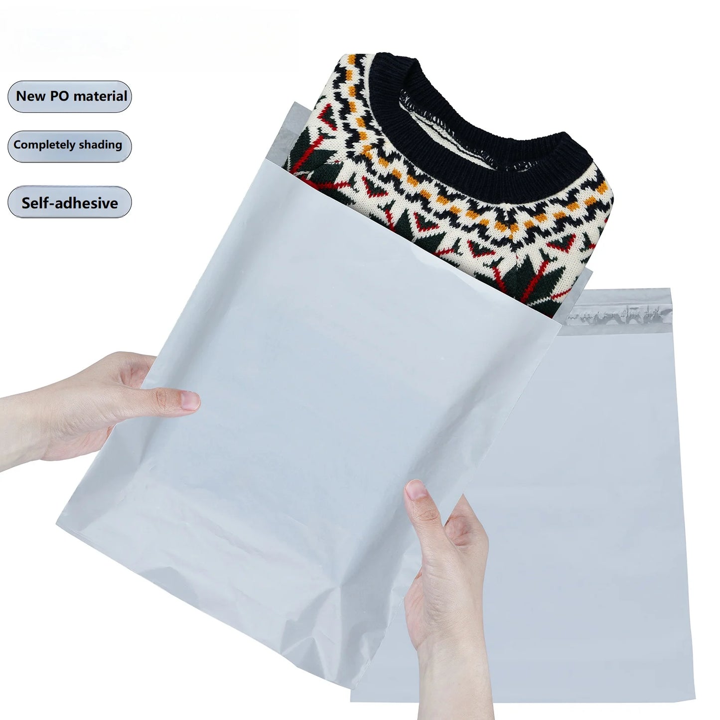 30/50/100pcs Self-Adhesive Sealing Express Logistics Mailing Waterproof & Dustproof Packaging Bag, Gift Packing & Shipping Bag