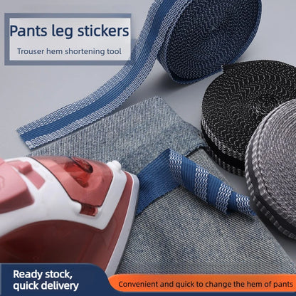 1PC 5M Domestic Sewing Iron-On Hem Tape Self-Adhesive DIY Press Fabrics Tools For Jeans Pants Trousers Edge Shorten Repair