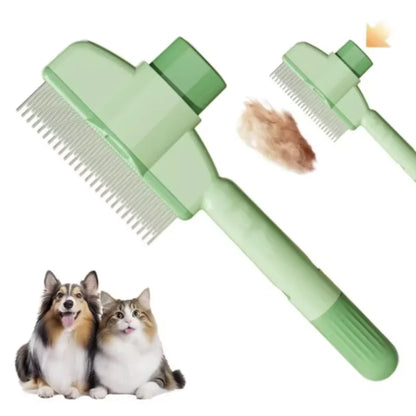 Dog Comb Pet Hair Remover One Button Dogs Brush Self-cleaning Cat Brush Massage Combs for Dog Grooming Brushes for Pet Products