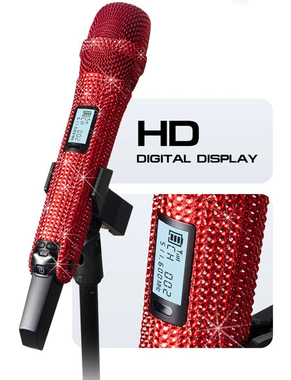 Diamond Microphone Customized for Singers G-MARK SKM9000 Wireless Karaoke Mic Adjustable Frequency Party Show Teaching Wedding