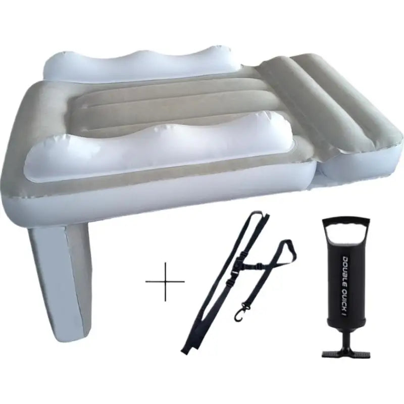 Inflatable Car Airplane Bed For Kids Baby Airplane Seat Extender Thickened Sleeping Mattress For Travel Car Road Trip