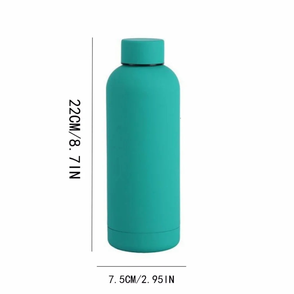 500ML Stainless Steel Thermos Portable Thermos Bottle Small Mouth Travel Mug Warm Keeping Water Bottle Mini Vacuum Flask