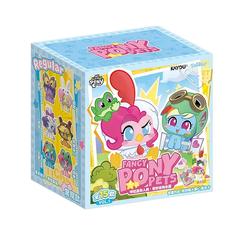 Hot Sale  KAYOU My Little Pony Kadder Mini Figure V2 Blind Box Adventure Pony Trip Box Play Desktop Ornament Toy Birthday Gift
