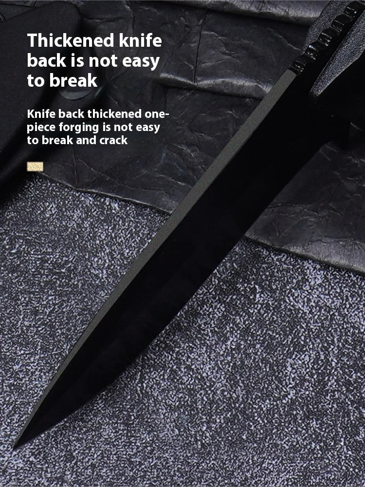 Outdoor Tactica Personal Defense Sharp Diving Utility High Hardness Integrated Dragon Bone Design Survival Tool
