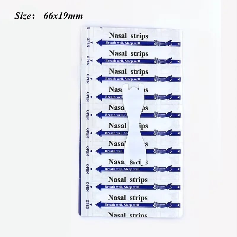 100/300pcsLot Transparent Nasal Strips Anti-SnoringSticker Better Nose Breath Reduce Snoring Tool Health Care Stop Snoring Patch