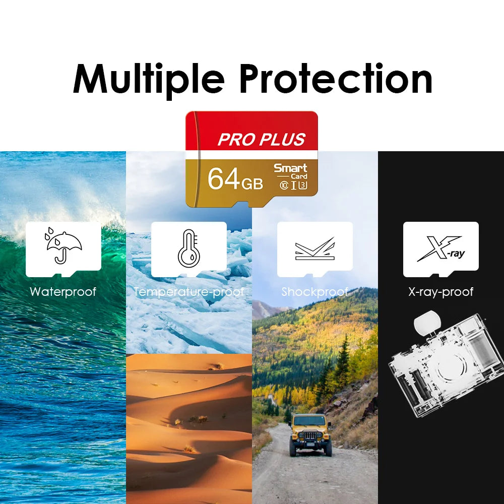Class10 U3 U1 Micro tf sd Card 128GB 64GB 32GB 16GB 1GB TF Card 8GB 4GB cartao de memoria Memory Card Flash Card for smartphone