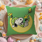 Cute Snoopy Pillow Case Natural Linen Organic Fabric Double-Sided Printing Sofa Home Decor Gift Cushion Cover
