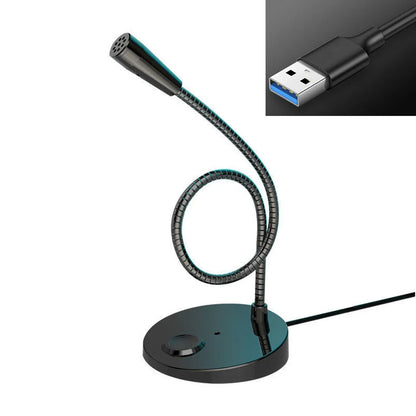 USB/3.5mm Jack Microphone Speech Speakers 3.5mm Plug Wired Desktop Microphones For PC Computer Laptop Notebook Loud Speaker