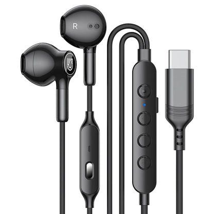 Gaming Wired Headphones HiFi Surround Sound USB Type C 3.5mm In-ear Earplugs For Samsung Galaxy Xiaomi iphone Ear Buds Headphone