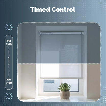 MOES Tuya Zigbee Smart Roller Blinds Motor 16mm Chargeable Window Shades Curtain For 17/25/28mm Tube Work with Alexa Google Home