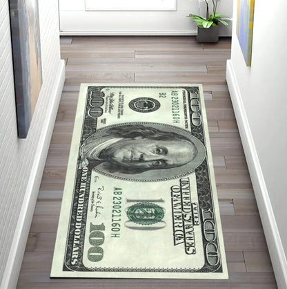 Dollar Rug Money Rug Kitchen Rug Runner Rug Kitchen Runner Rug Dollar Runner Rugs Money Runner Rug Funny Rug Runner Rugs