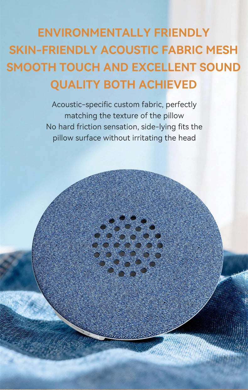 Mini Sleeping Bluetooth 5.3 Speaker Under Pillow Sound Machine With White Noise HiFi Stereo Audio Soundbar MP3 Music Player New