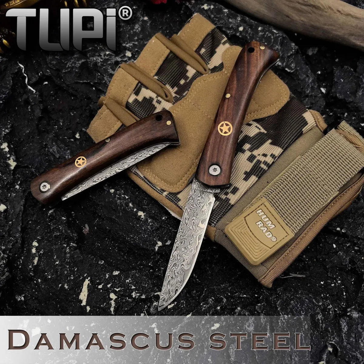  Damascus steel Folding Knife Fruit Paring Vegetable Cutter Utility Knife Pocket Knife for Cooking Kitchen Accessories