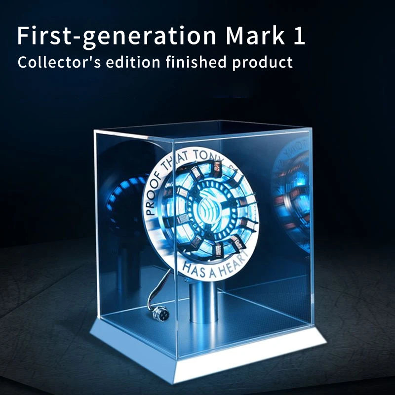 New Sale:  Man Mk1 and Mk2 Arc Reactors Tony Stark's Heart of Mark Armor Avengers Figures with LED Lights 1:1 Chest lamp toy edc