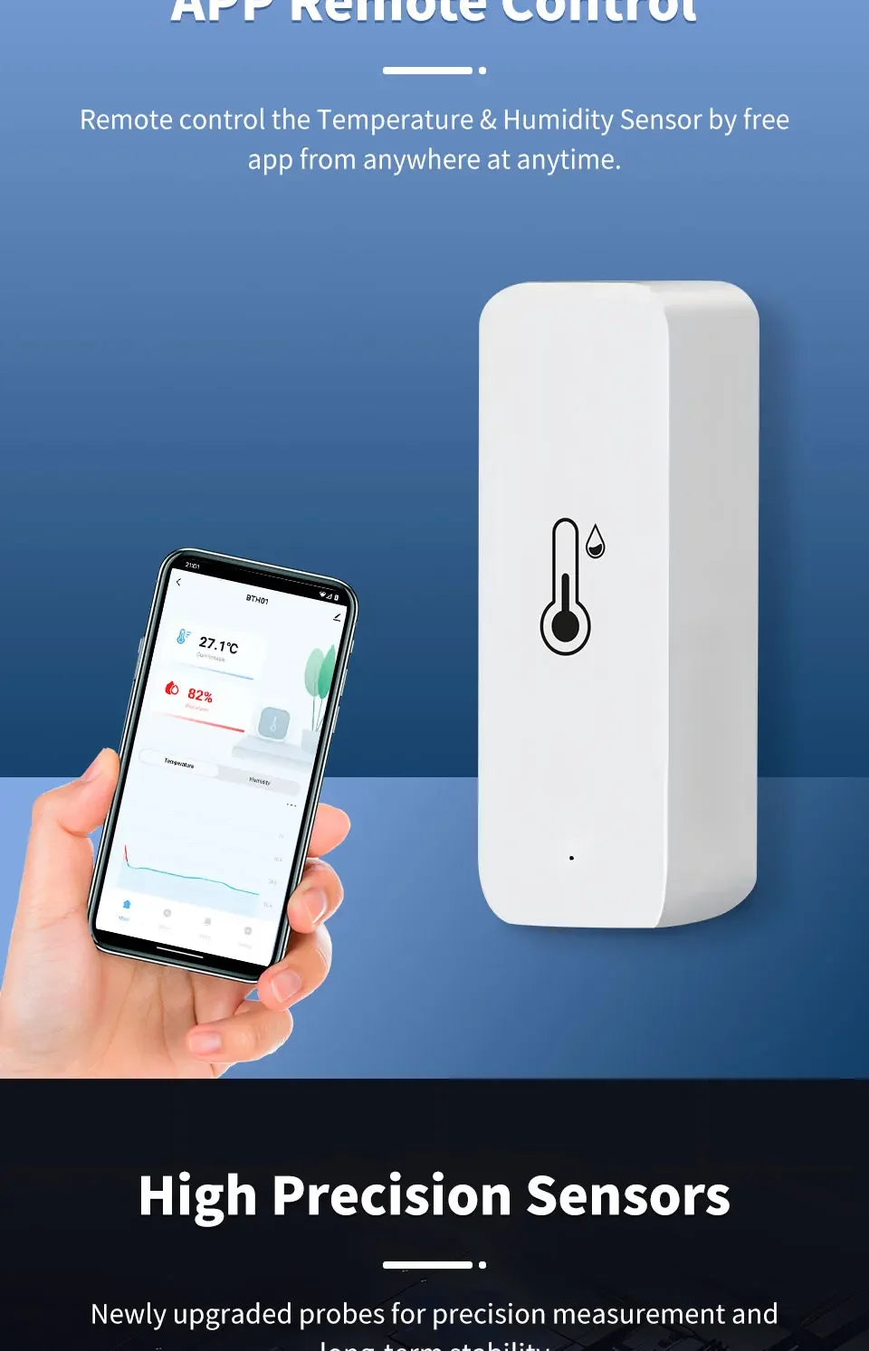 Tuya Zigbee Temperature And Humidity Sensor Indoor Thermometer For Home Work With Alexa Google Home Assistant zigbee gateway