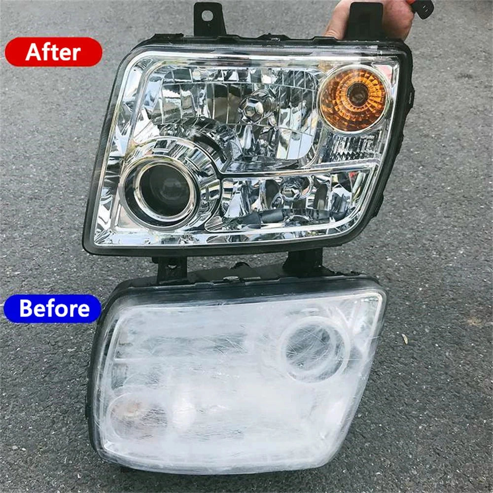 Car Headlight Chemical Polishing Kit Headlights Liquid Polymer Repair Fluid Scratch Remover Car Headlamp Liquid Restoration Kits