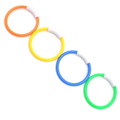 Swimming Diving Toys Set for Kids Children's Pool Treasure Hunt Games Diving Torpedo Water Ring Diamond Water Suit Toys Gift