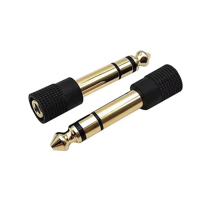 2/4/8Pcs Gold Plated 6.35mm Male Plug to 3.5mm Female Connector Stereo Plug for Microphone Headphone Audio Speaker Adapter